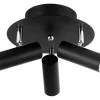 ORIVA Takspot Rund MiniGU10 3L 23cm Svart