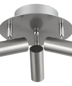 ORIVA Takspot Rund MiniGU10 3L 23cm Borstad stål
