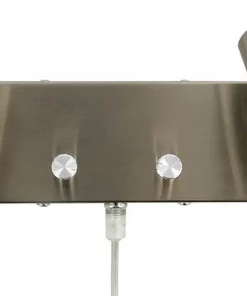 ORIVA Väggspot 2L 26cm Borstad stål