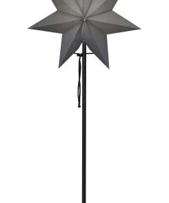 OZEN Stjärna på fot 85cm Grå