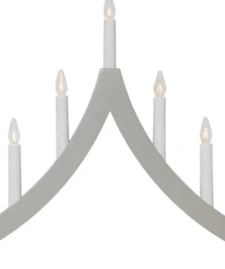 PAGOD Ljusstake 7L 40cm Elefantgrå