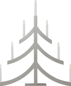 PAGOD Ljusstake 7L 79cm Elefantgrå