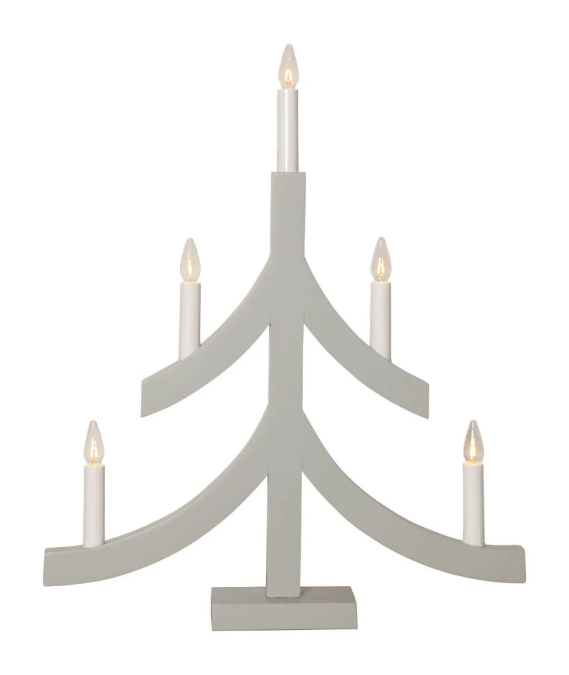 PAGOD Ljusstake 5L 47,5cm Grå