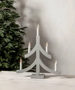 PAGOD Ljusstake 5L 47,5cm Grå