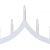 PAGOD Ljusstake 5L 27cm Vit