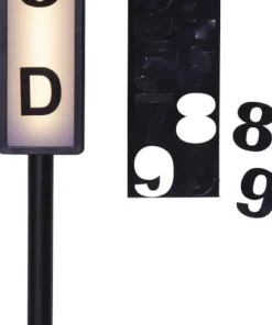 PATHY Solcells-pollare 73cm Svart