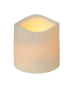 PAUL LED-Blockljus 7,5cm LED Beige