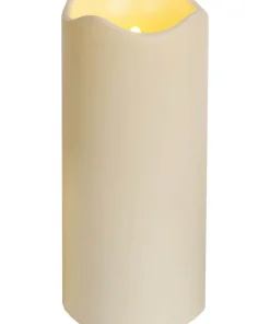 PAUL LED-Blockljus Sensor 23cm LED Beige