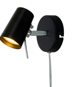 PILOT Väggspot 14,5cm Svart/Krom