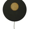 PLANET Vägglampa LED 28cm Svart/Guld
