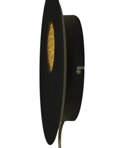 PLANET Vägglampa LED 28cm Svart/Guld