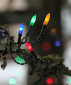 P-LED Ljusslinga Utomhus 16m 80LED IP44 Flerfärgad Grön