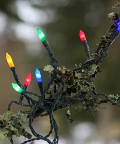 P-LED Ljusslinga Utomhus 16m 80LED IP44 Flerfärgad Grön
