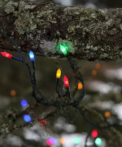 P-LED Ljusslinga Utomhus 16m 80LED IP44 Flerfärgad Grön