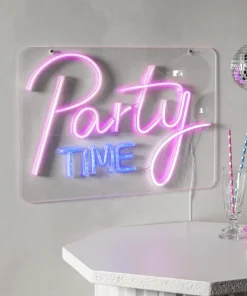 PLEXY Inomhusdekoration 40cm Party Rosa/Transparent