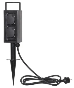 PLUGGE Förgrening 34cm Svart IP44