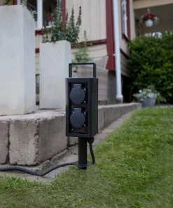 PLUGGE Förgrening 34cm Svart IP44