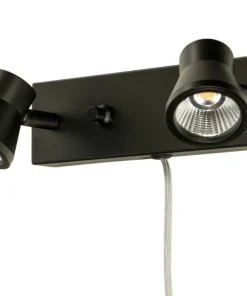 Pluto Väggspot LED 23cm Svart
