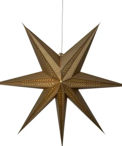 POINT Pappersstjärna 60cm Guld
