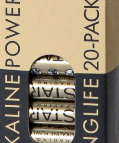POWER ALKALINE 20-Pack LR03 (AAA) 1,5V Batteri