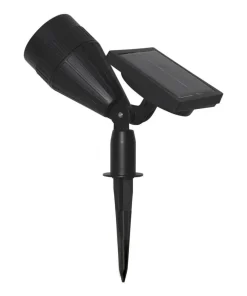 POWERSPOT Solcells-spotlight 15cm Svart IP44