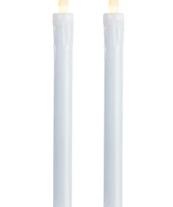 Presse LED Antikljus 2-pack Vit