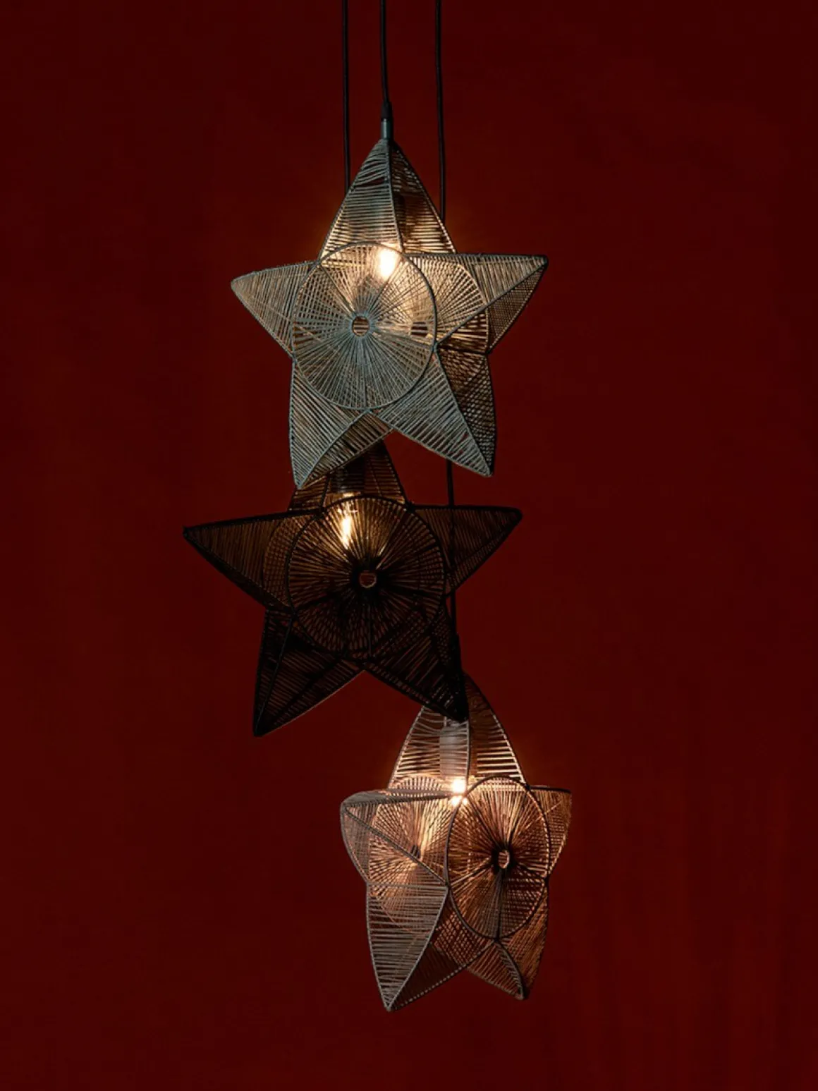 REGINA Star Julstjärna 40cm Svart