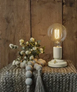 RETRO Lampfot E27 12cm Svart