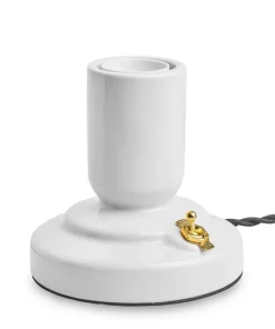 RETRO Lampfot E27 12cm Vit