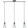 RILLE Takpendel 85cm Borstad krom