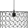 RING Taklampa 40cm Mattsvart