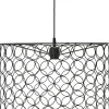 RING Taklampa 50cm Mattsvart