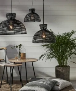RUNDE Lampskärm 47cm Svart