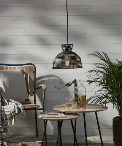 RUNDE Lampskärm 26cm Svart