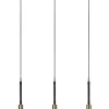 SADDLE Taklampa 3L 68cm Mässing/Svart