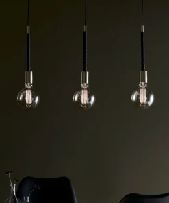 SADDLE Taklampa 3L 68cm Mässing/Svart