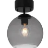 SALLE Plafond 23cm Svart/Rökfärgad