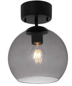 SALLE Plafond 23cm Svart/Rökfärgad