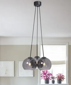 SALLE Takpendel 3a 450mm Svart/Rökfärgad