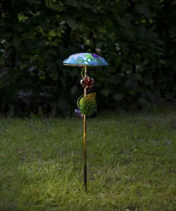 SALONA Solcellsdekoration 44cm Blå/Flerfärgad IP44