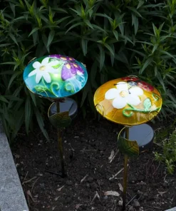 SALONA Solcellsdekoration 44cm Blå/Flerfärgad IP44