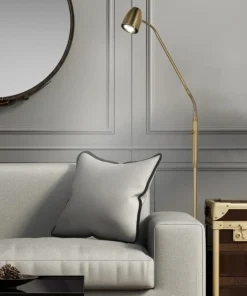 SANDNES Golvlampa 140cm Antik