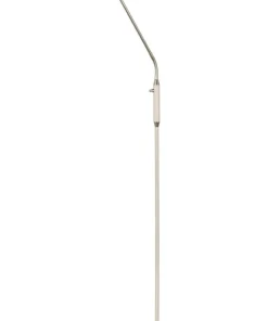 SANDNES Golvlampa 140cm Vit/Krom