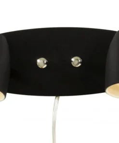 SANDNES Vägglampa 2L 32cm Svart