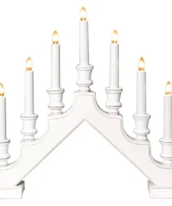 SARA Träljusstake 43cm Vit