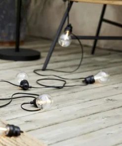 SELECTA Ljusslinga 7,2m 10LED Varmvit/Svart