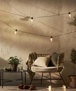 SELECTA Ljusslinga 7,2m 10LED Varmvit/Svart