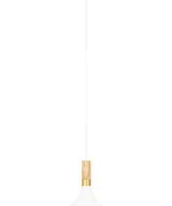 SENSE Takpendel 45cm Vit/Trä/Mässing