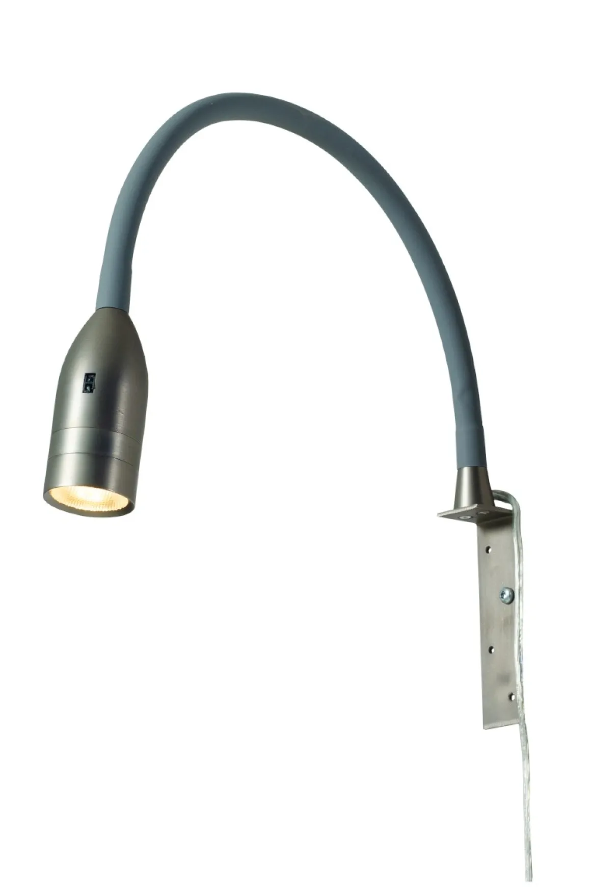 SENSILO Sänglampa Dimbar 37cm Tenn