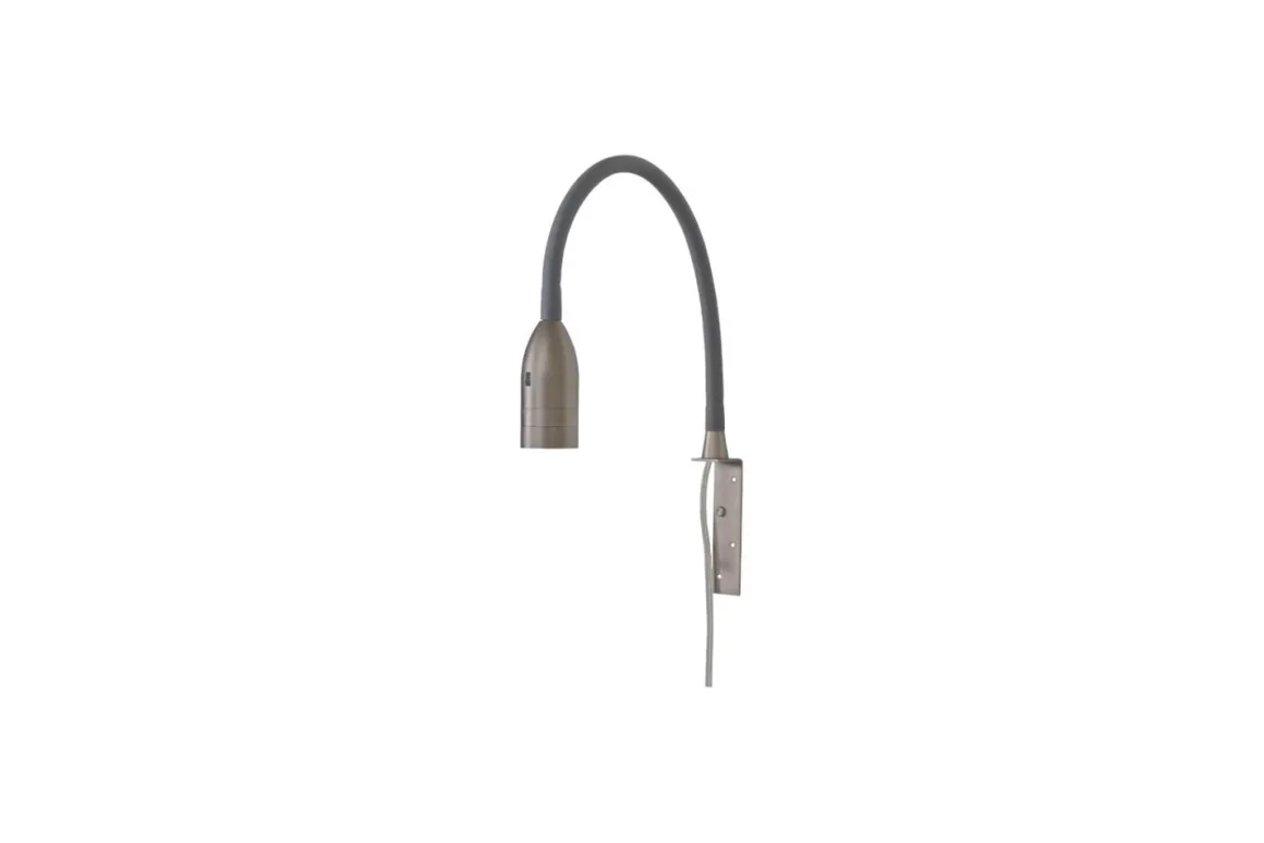 SENSILO Sänglampa Dimbar 37cm Tenn